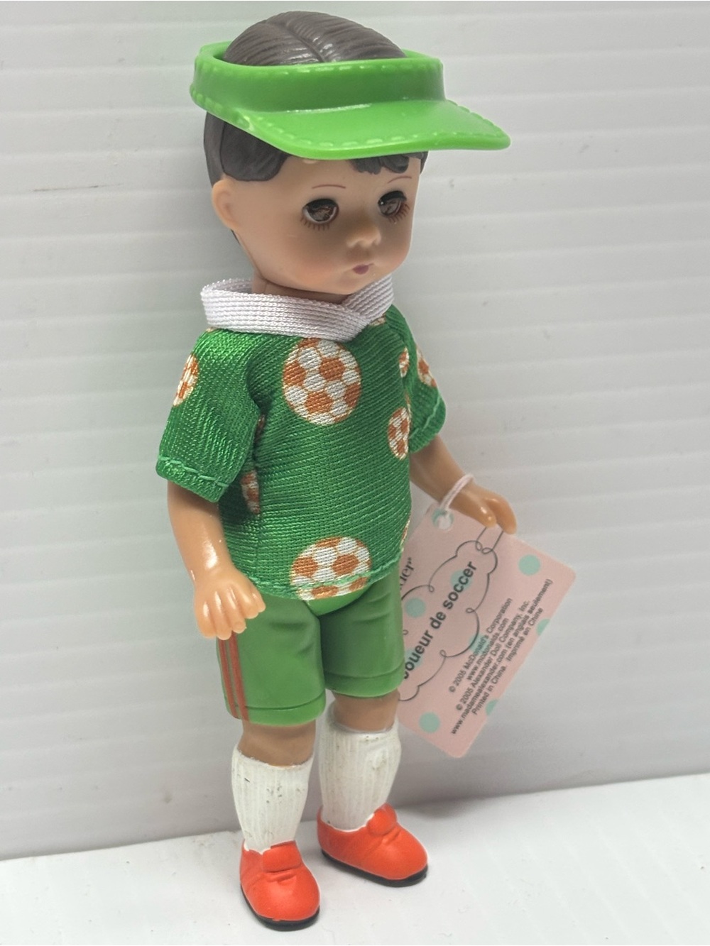 Vintage Madame Alexander Kick It Boy Doll NEW with Tag NIB Soccer Football Play